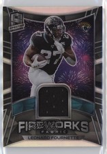 2020 Panini Spectra Fireworks Fabric /99 Leonard Fournette #25 10b1
