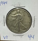 1944 Walking Liberty Half Dollar 50 Cents Silver US Coin