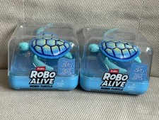 ROBO ALIVE Turtle Robotic Swimming Turtles by ZURU Set of 2 Brand NEW