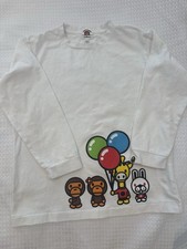 Preowned Babe Kids A Bathing Ape shirt unisex Size 7-9yrs Old 140