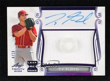 2023 Leaf Trinity Purple Spectrum 4/10 Ty Floyd #PA-TF1 Patch Auto v1x