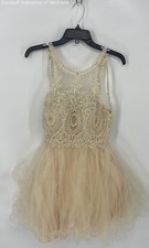 Cinderella Divine Women's Tan Dress Sz M