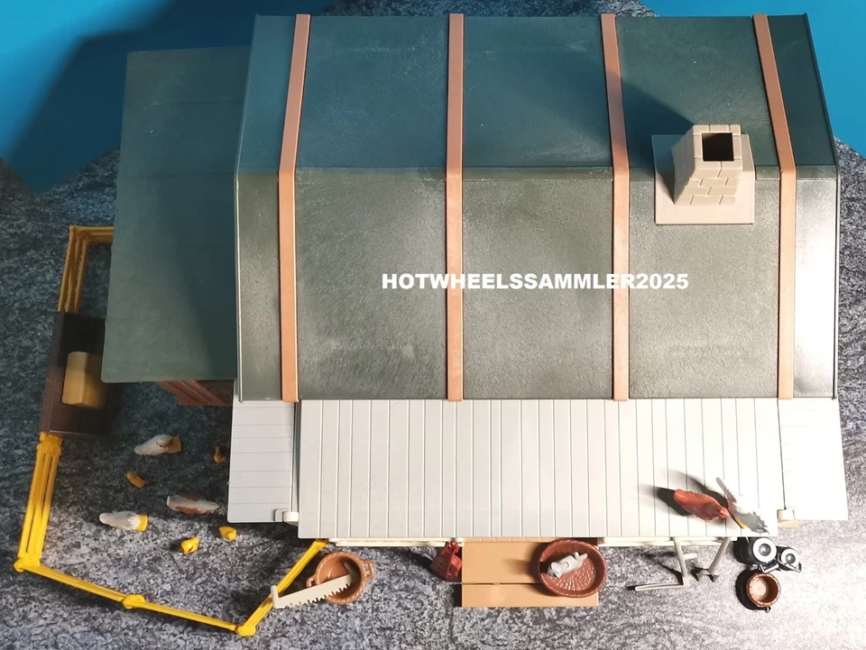 PLAYMOBIL "6410 ALTE FARM/FARMHAUS" WESTERN GEBÄUDE ZUBEHÖR GEBRAUCHT ANSEHEN! - Bild 3 von 4