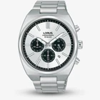 Lorus  RT369KX9 Gents Chronograph Watch Silver Bracelet Date RRP £109.99