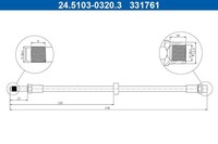 Bremsschlauch Vorderachse FüR Volvo Seat S60 I S80 V70 II Toledo