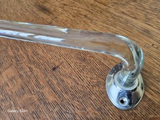 Vintage 1950s Bent Glass 24 Towel Bar UNUSED ...
