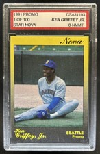 1991 Seattle Promo Ken Griffey Jr. Star Nova #1/100 CSA 8 Mariners