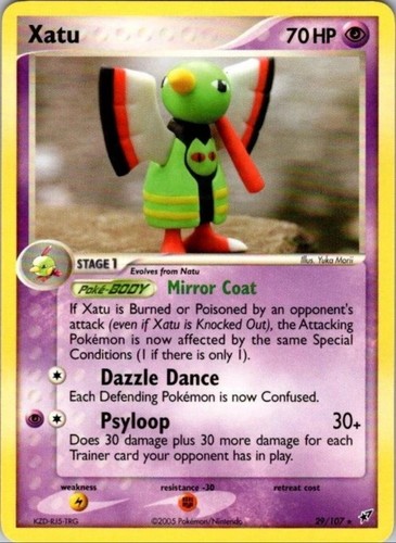 Xatu 29/107 - Pokémon TCG EX Deoxys Regular Rare Stage 1 70 HP English