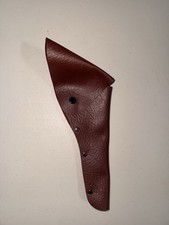 Toy Sheath Holster For Capgun Brown With Black Snap Buttons Rare Vintage