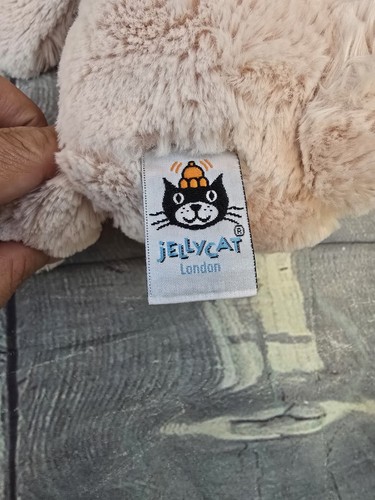 Jellycat Bashful Bunny Rabbit 12" Plush Blush Pink Stuffed Animal Baby Lovey Toy - Picture 4 of 6