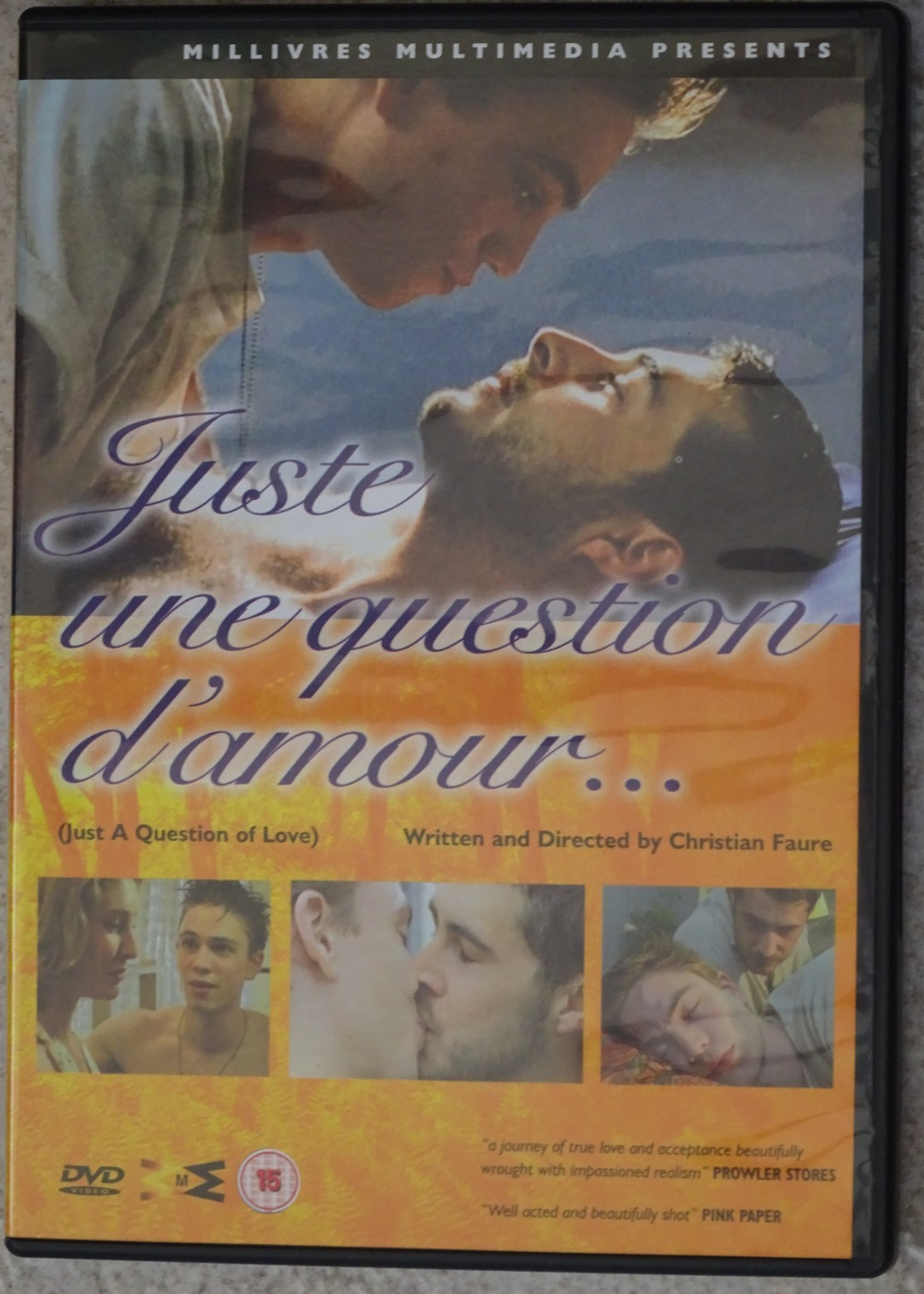 'Just a Question of Love' DVD Christian Faure