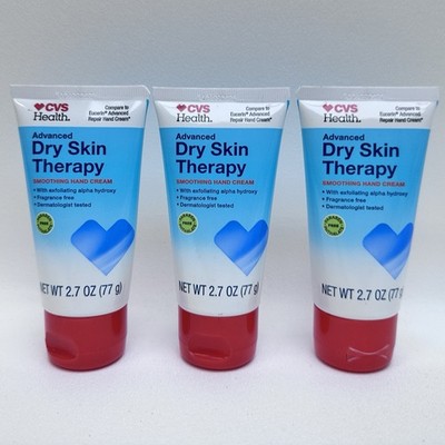(3) CVS Health Advanced Dry Skin Therapy Smoothing Hand Cream - 2.7oz each