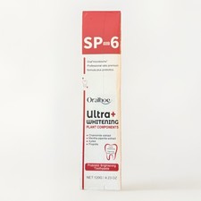 SP 6 Ultra Whitening Brightening Plant Toothpaste New Sealed 4.2oz