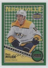 2019-20 O-Pee-Chee Platinum Retro Rookie Green Houndstooth 10/15 Rem Pitlick p2i