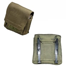 Surplus Israeli Ammo Pouch with Bullet Loops Alice Clips & Belt Hooks - ODG