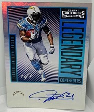 2016 Contenders LaDainian Tomlinson Legendary Auto 1/1 PLATINUM SD LA Chargers