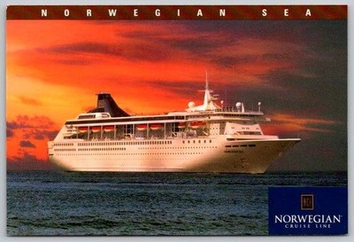 Norwegian Sea - Norwegian Cruise Ship Line Postcard
