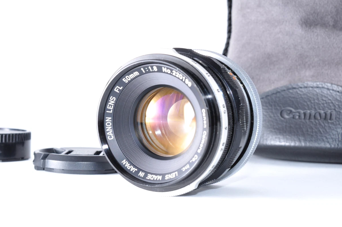 Canon f/1.8 Camera Lenses FL 50mm Focal for sale - eBay