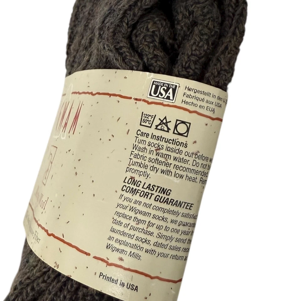 Lote de 3 pares de calcetines de lana merino Wigwam marrón Highland negro pantalón ligero NUEVO Foto 3 de 4