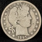 1897 O United States Barber Half Dollar Silver Coin 50C