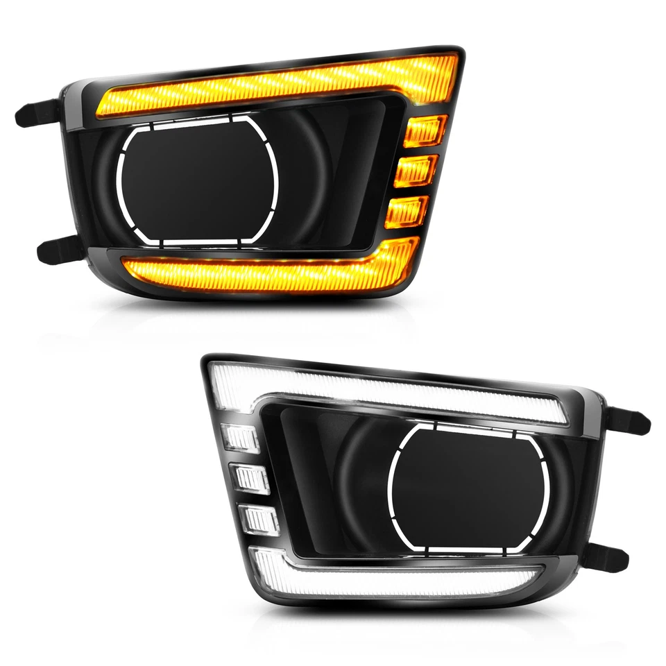 LED Fog Lights with DRL For 2012-2015 Toyota Tacoma Front Bumper Lamps - Imagem 3 de 4