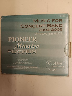 C. Alan Publications: Music for Concert Band & Percussion Ensemble CD 2004