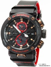 CASIO G SHOCK GravityMaster GWR B1000X 1AJR 50mm Black Red Dial Box Card #T498