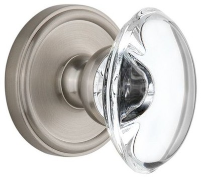 Grandeur GEOPRO_SD_NA Georgetown Solid Brass Rose Single Dummy - Nickel
