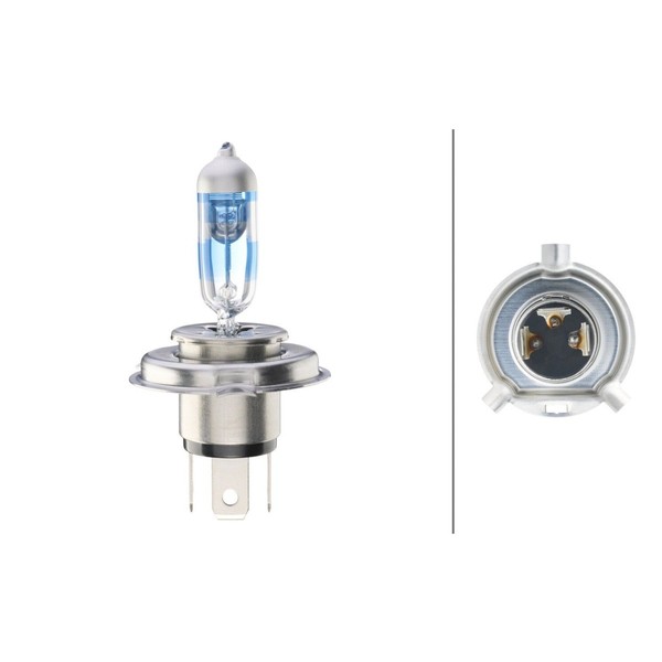 GlüHlampe Hauptscheinwerfer 12 V 60/55 W H4 P43T Hella FüR Diverse Fahrzeuge-image