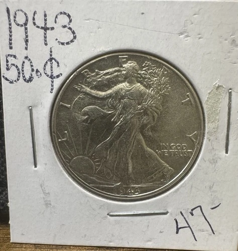 1943 Walking Liberty Half Dollar Silver AU