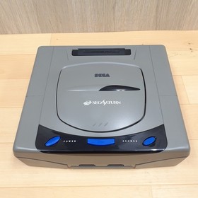 SEGA SATURN CONSOLE JAPAN GRAY Bundle with 3 Games Nights & V. Fighter Tested