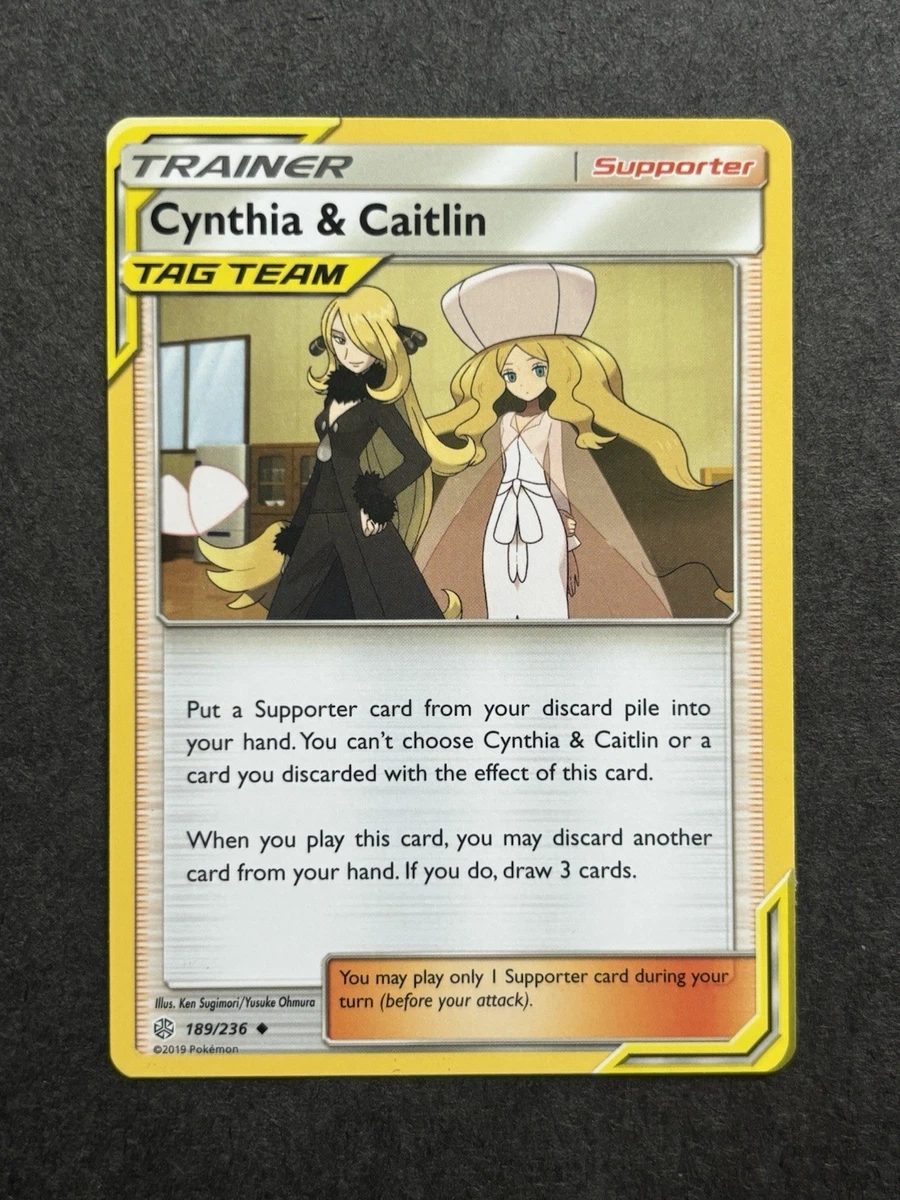 Cynthia & Caitlin Pokémon TCG Cards for sale | eBay