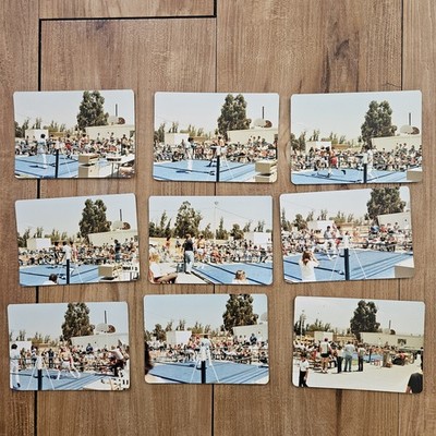 VINTAGE 1970'S SET OF PHOTOS OF AMERICAN TEEN YMCA BOYS CLUB BOXING EVENT 1979