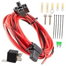 Electric Fuel Pump Relay Kit 40 AMP Waterproof, Heavy Duty Long Wires Relay,