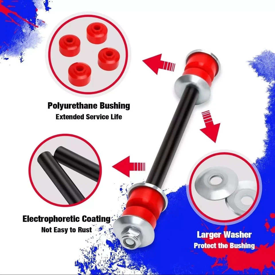 Barra estabilizadora delantera KSP para Chevy GM Silverado Sierra 1500 Tahoe Suburban Yukon Foto 3 de 4