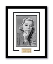 Glenda Farrell Signed 11x14 Framed Photo Torchy Blane Superman Lois Lane ACOA