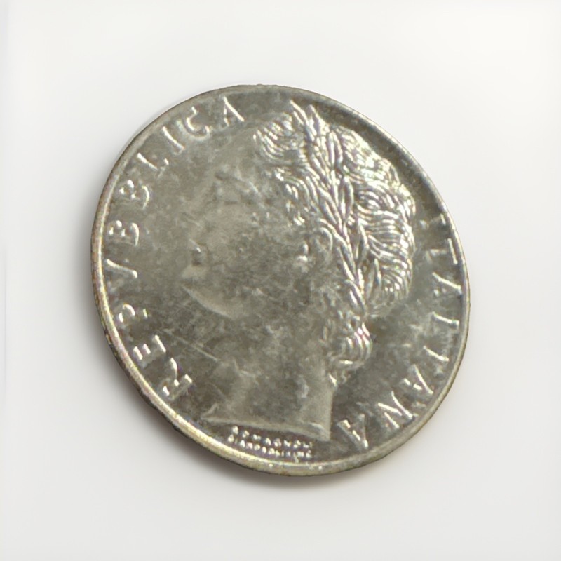 1978 Uncirculated Italian L100 Silver Coin Lira Republica Mint #0300