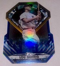 2022 Topps Update Series - Diamond Greats Die-Cuts Lou Gehrig #DGDC-51 Blue