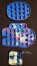 NEW AMONG PUSH POP like it SILICONE SENSORY FIDGET TOY ANXIETY STRESS us BUBBLE