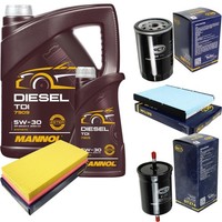 SCT Inspektionspaket 6L Mannol TDI 5W-30 FüR VW Golf IV 1.6 2.0 1.8 T New Beetle