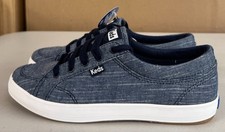 Keds Womens Center Cotton Slub Navy Sneakers Size 6