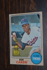 Topps 1967 Rod Carew All-Star Rookie Baseball Card, #80