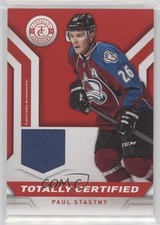 2013-14 Totally Certified Materials Red Paul Stastny #TC-PAS 4p5