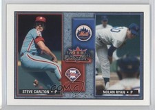 2002 Fleer Fall Classic Rival Factions 17/1000 Nolan Ryan Steve Carlton HOF 0k0