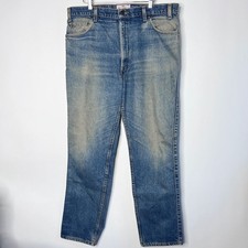Vintage Levi's Jeans 540 Relaxed Fit USA '93 Distressed Orange Tab Men's 38x32