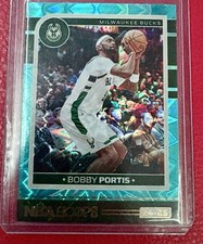 2024-25 Panini NBA Hoops Bobby Portis #23 Teal Explosion Holo Milwaukee Bucks 