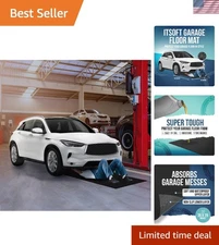 Customizable Waterproof Garage Mat 3x2.5ft - Protect Your Floor Elegantly