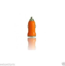 MINI ADAPTATEUR allume-cigare USB - ORANGE -MP3/IPHONE/IPOD/S3/S2 ETC .. - NEUF