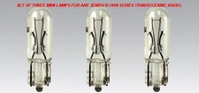 R7000 ZENITH TRANSOCEANIC MINI BULB/LAMP REPL...