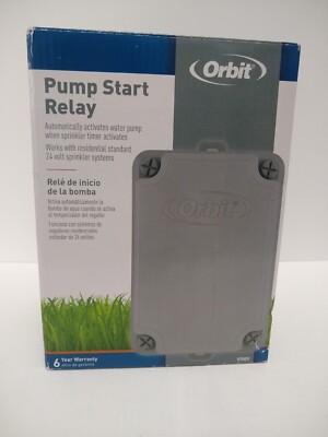 ORBIT 57009 SPRINKLER SYSTEM 1 OR 2 HORSEPOWER PUMP START RELAY 24 VOLT SYSTEMS